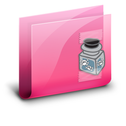 Folder Poison Pink Icon 256x256 png